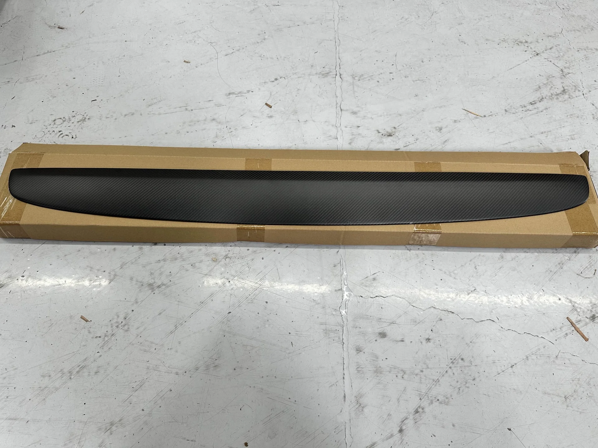 Final Sale - 2026-2024 Tesla Model 3 Carbon Fiber Dashboard Cover (Single Piece)