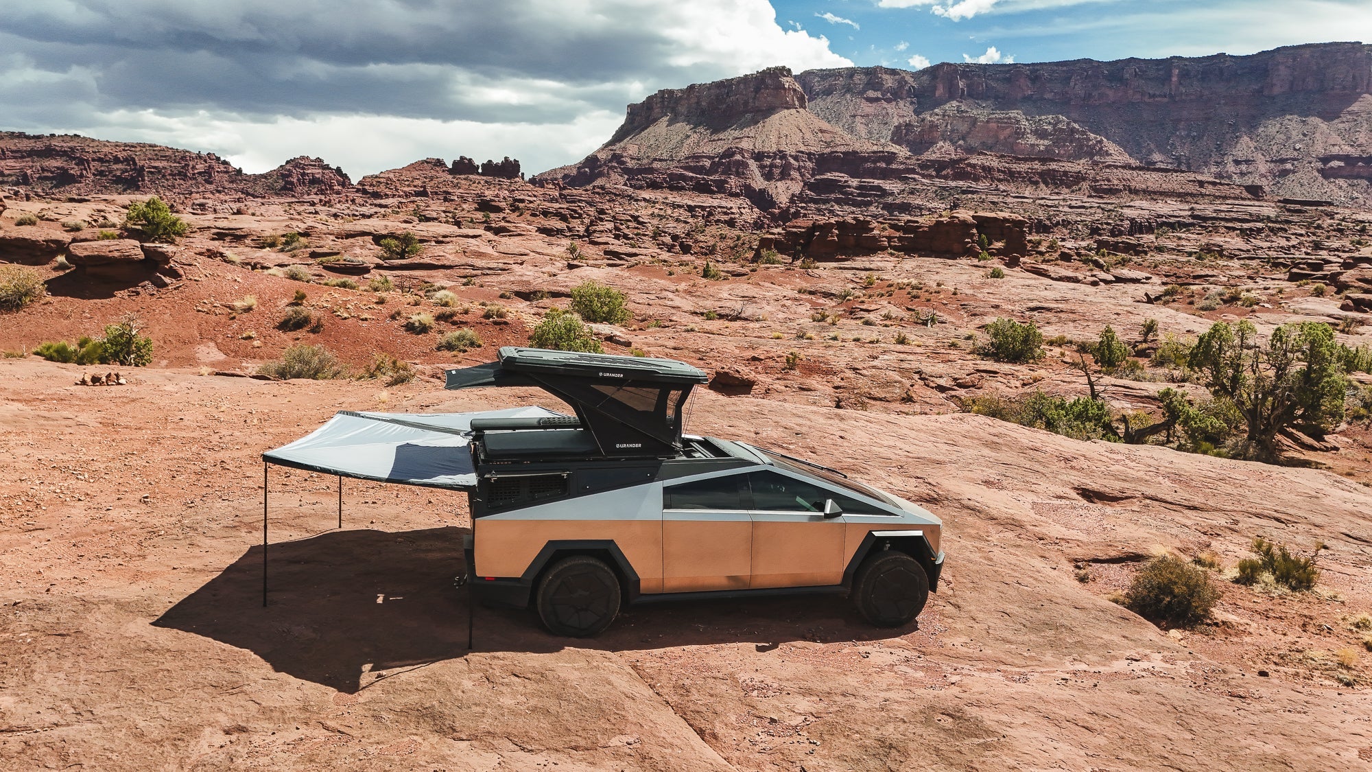Tesla Cybertruck 270-Degree Free Standing Awning for Camping - Image 13