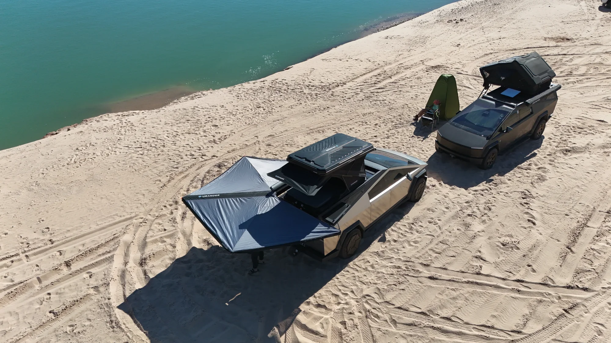 Tesla Cybertruck 270-Degree Free Standing Awning for Camping - Image 2