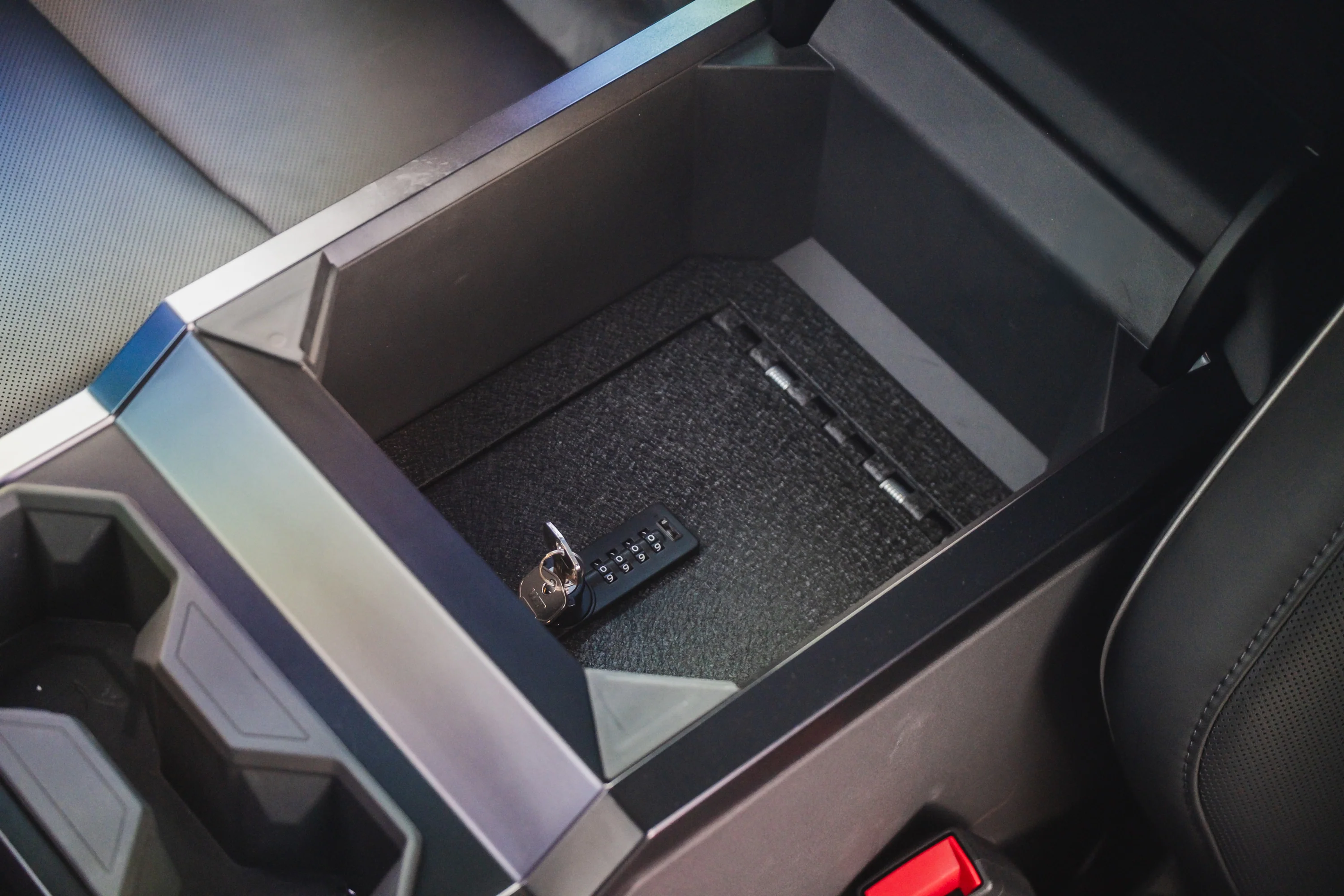 Tesla Cybertruck Center Console Anti-Theft Safe LockBox - Image 5