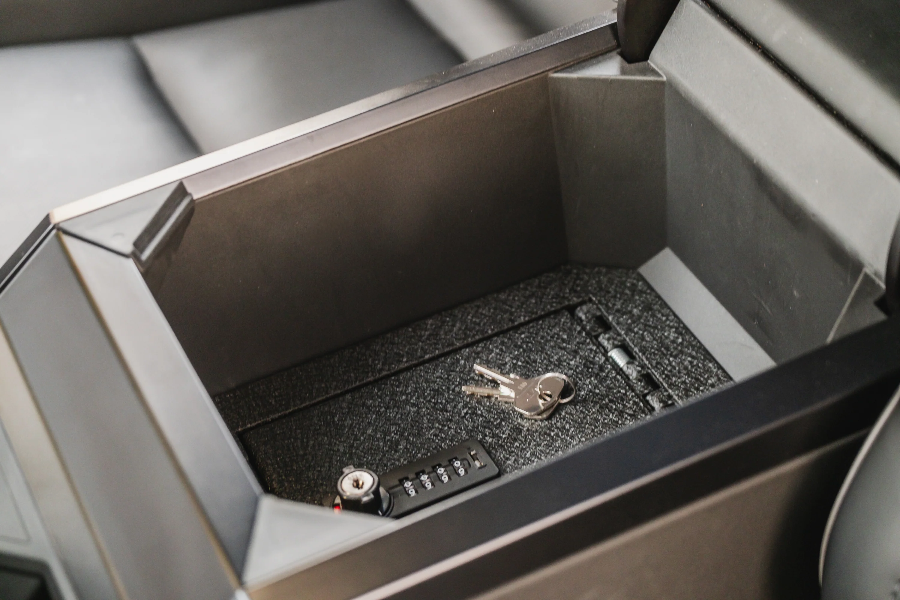 Tesla Cybertruck Center Console Anti-Theft Safe LockBox - Image 9