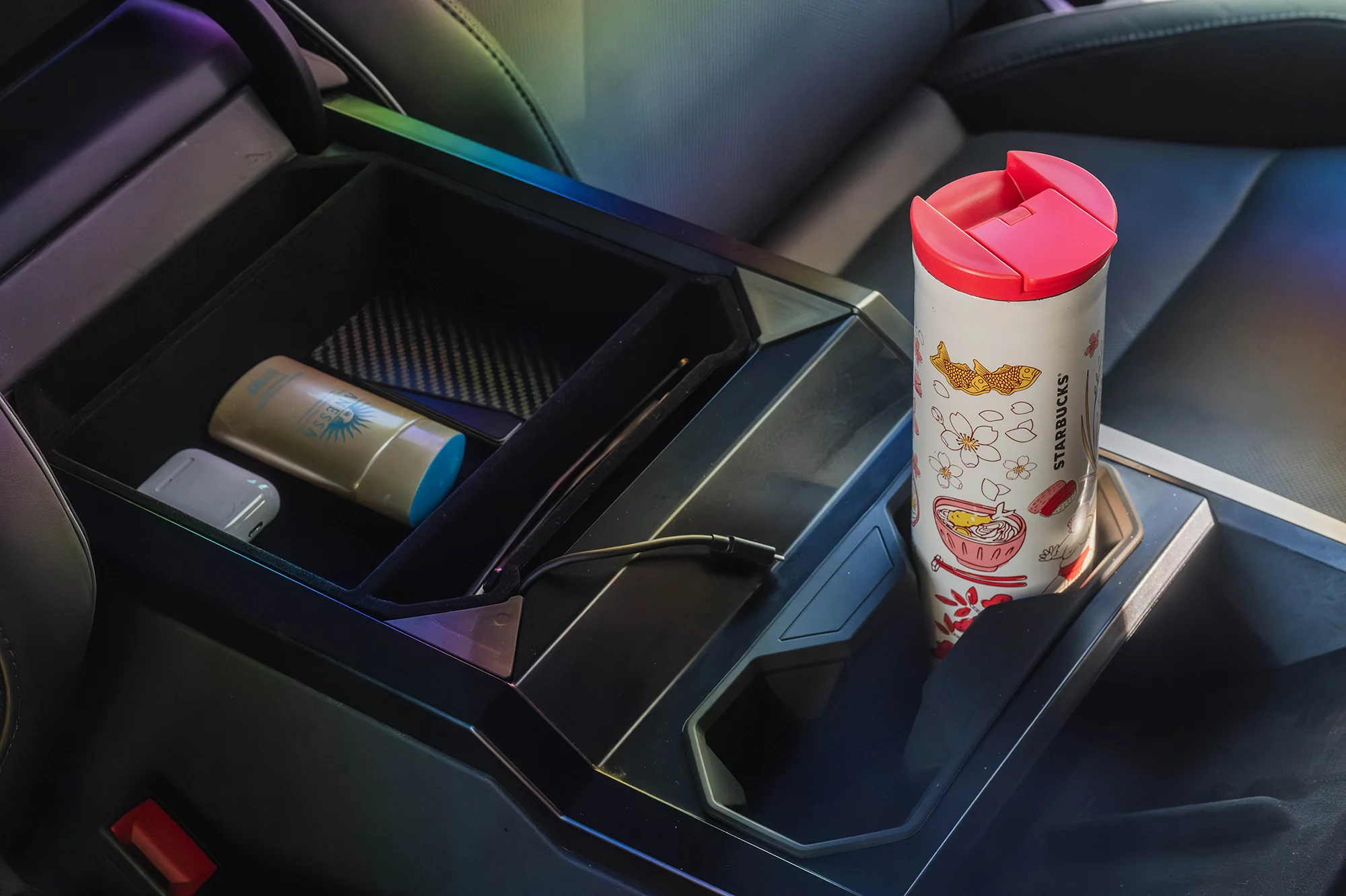 Tesla Cybertruck Cup Holder Insert - Image 2