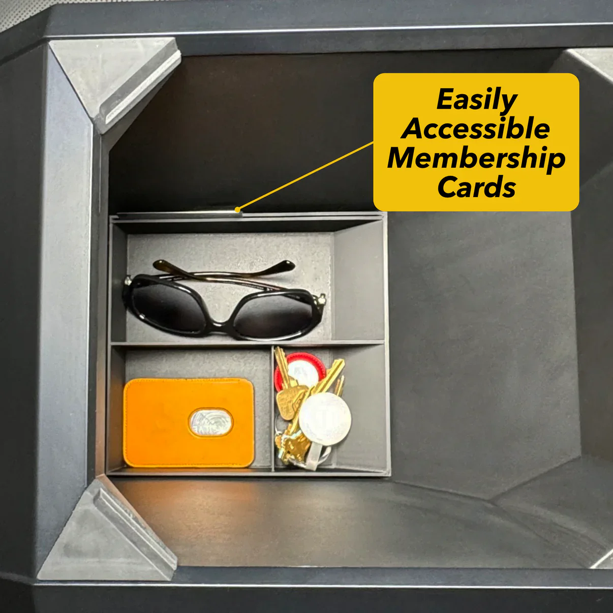 Tesla Cybertruck Lower Armrest Organizer - Image 4