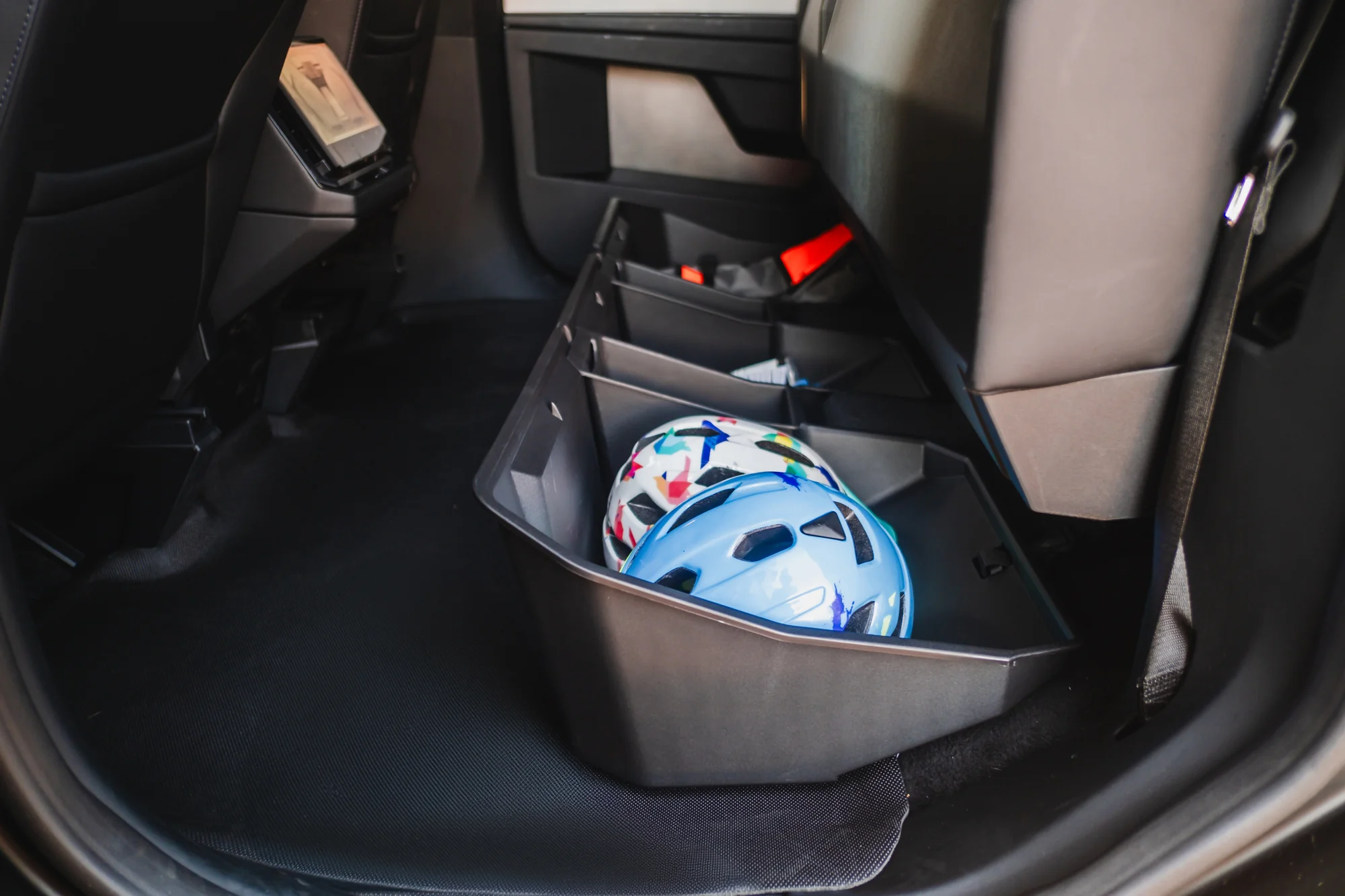 Tesla Cybertruck Rear Under Seat Storage Organizer Bin - Image 4