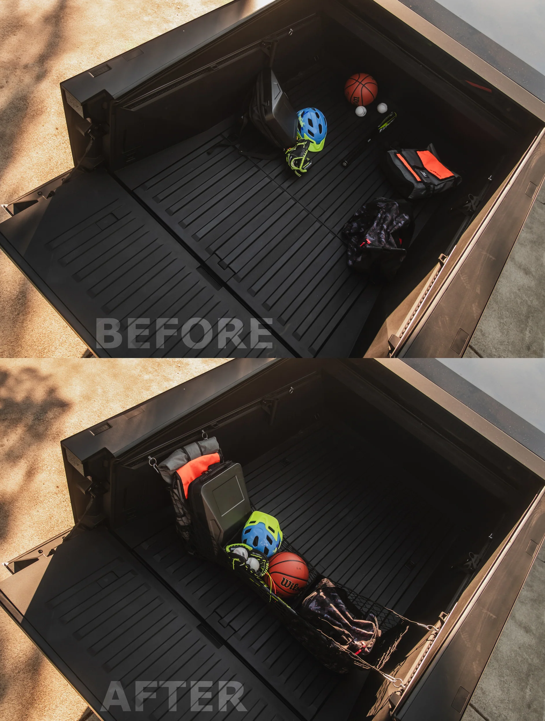 Tesla Cybertruck Trunk Bed Cargo Organizer Net - Image 4