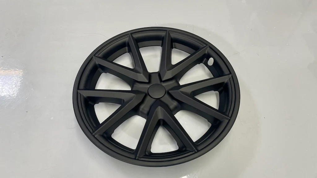 Tesla Model 3 Black (18-in) Arachnid Style Wheel Cover Set - Image 4