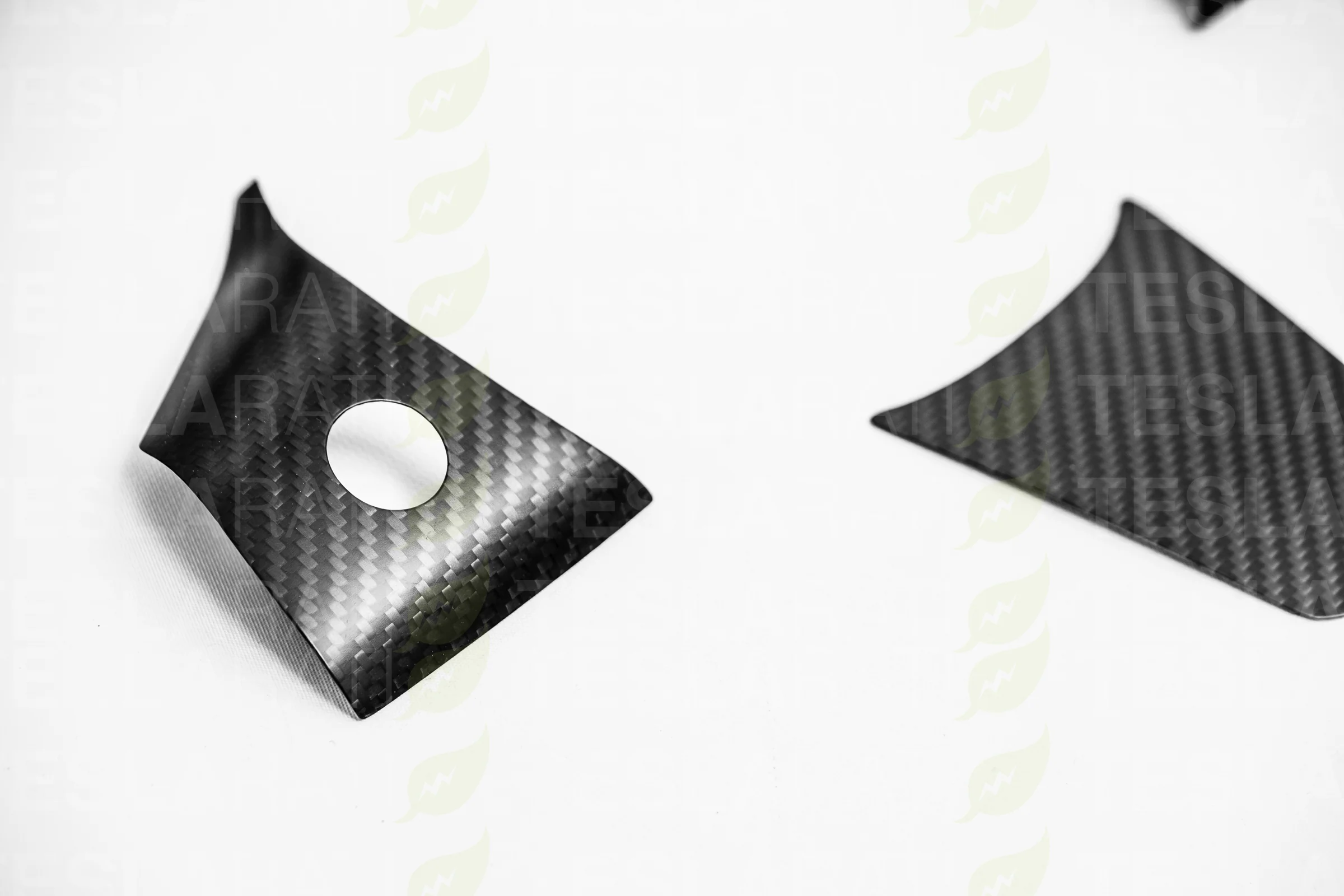Tesla Model Y Carbon Fiber Steering Wheel Accents - Image 12