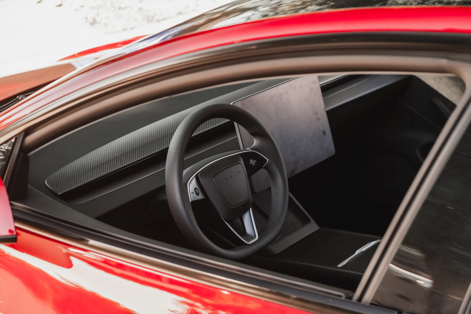 Tesla Model 3 Genuine Dry Carbon Fiber Dashboard - Image 3