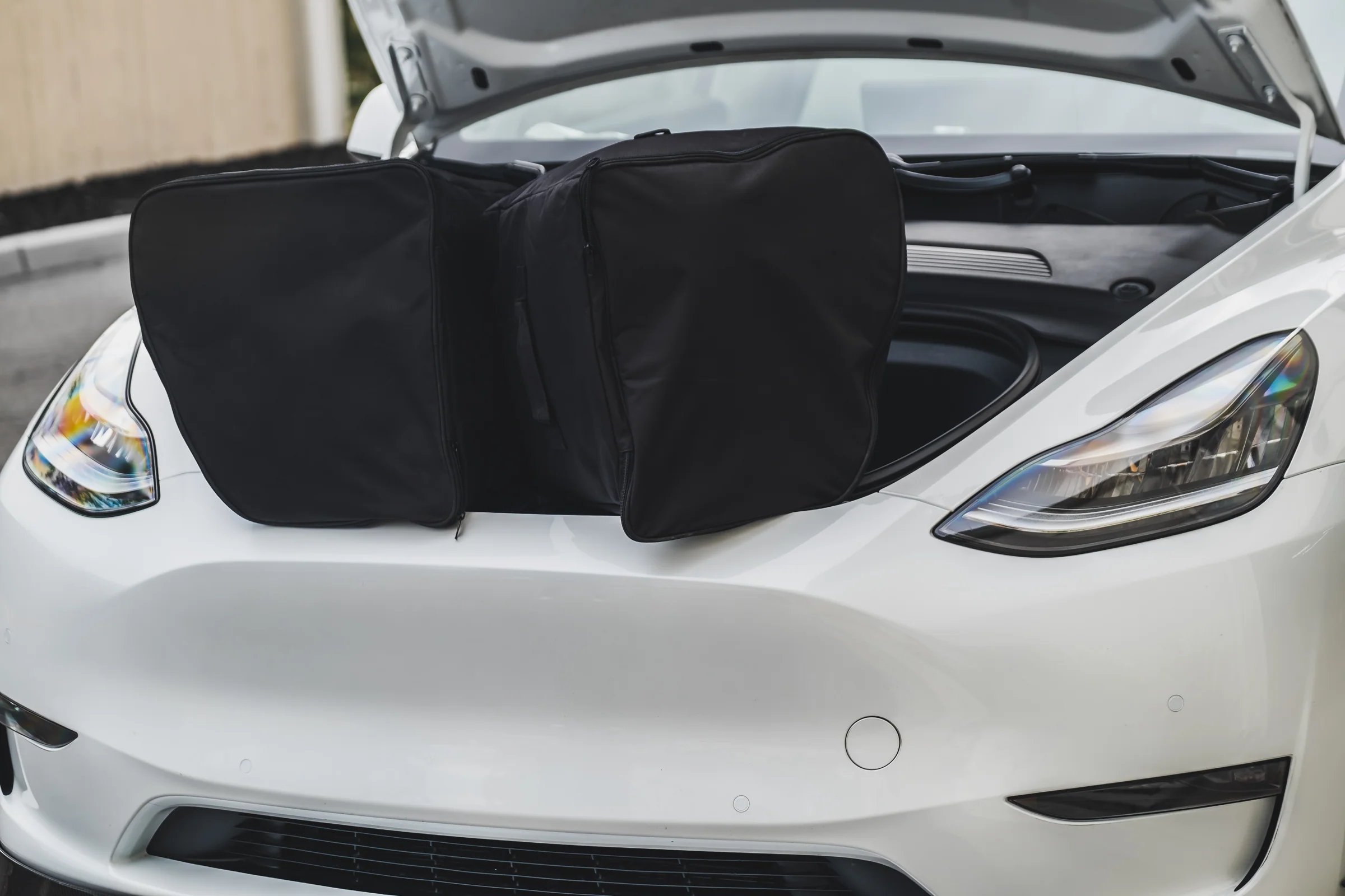 Tesla Model Y Custom-Fit Frunk Luggage Bag Set (Set of 2 for Front Trunk) - Image 5