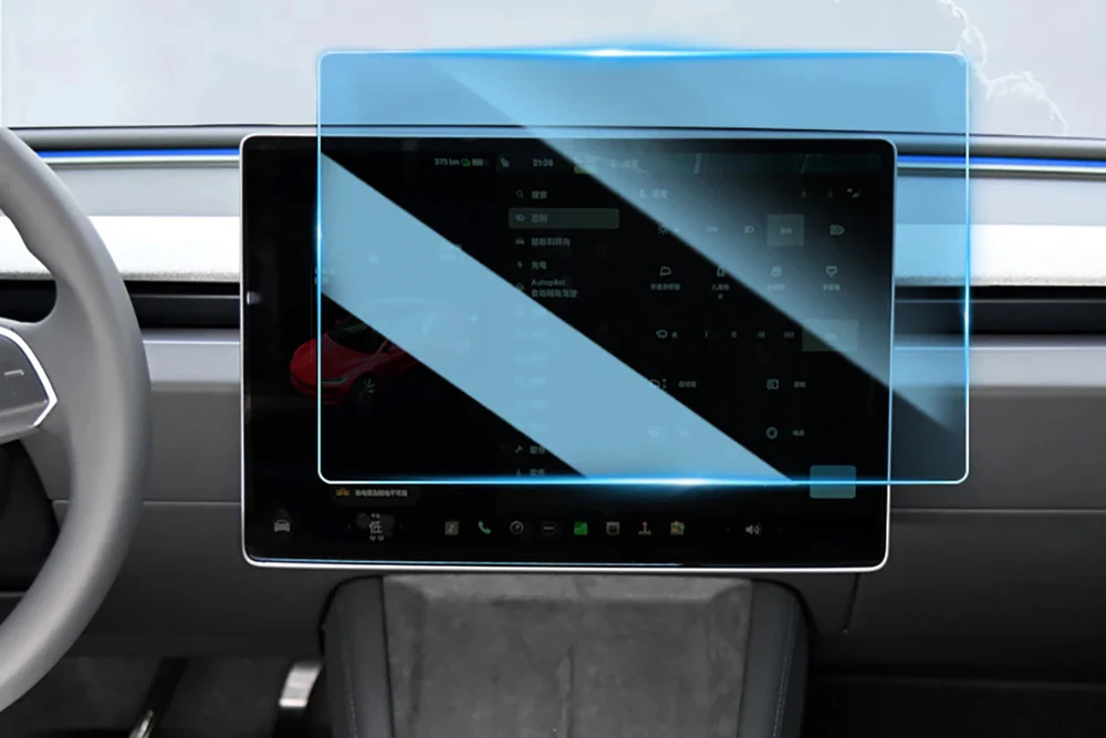 Tesla Model Y Tempered Glass (9H) Anti-Scratch Screen Protector - Image 4
